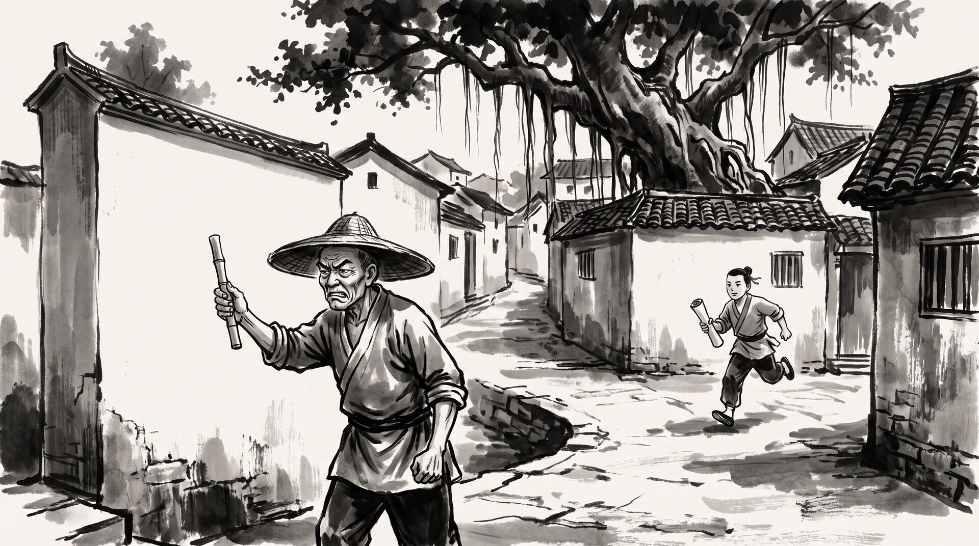 Illustration: Old Qin's Bamboo Tally