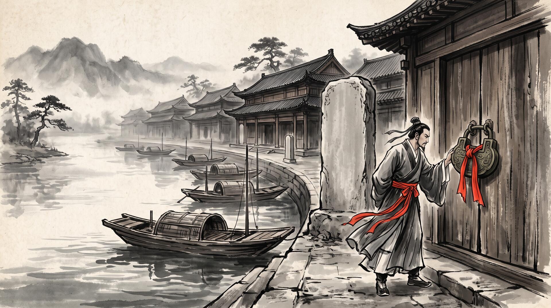 Illustration: The Nine Granaries and the Anchor Seal