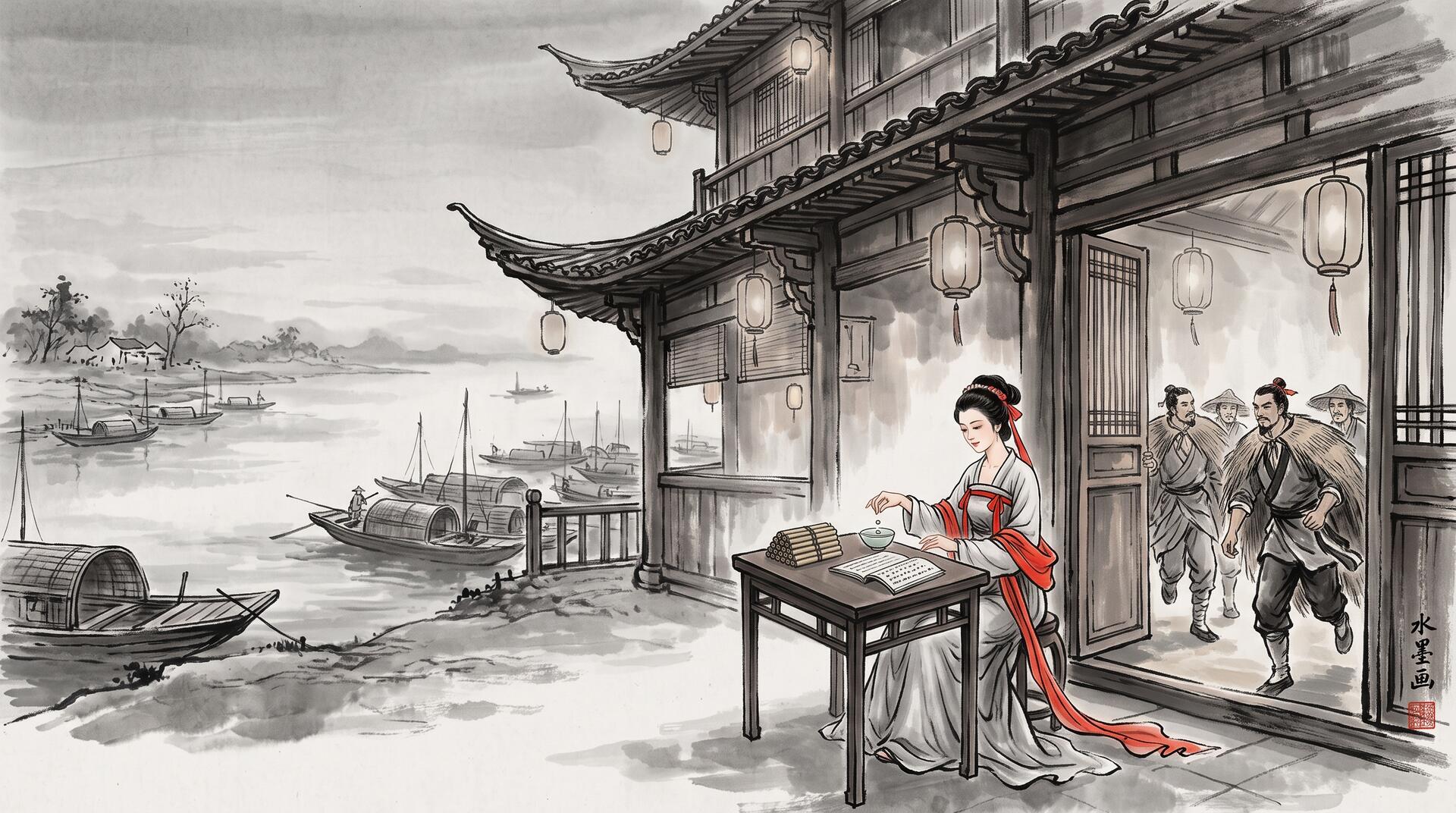 Illustration: The Ledger at the Door